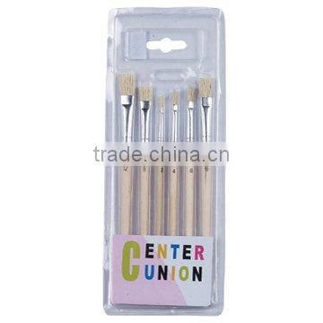 Bleached bristle kids paint brush