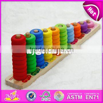 2017 New Design Preschool Stacking Blocks Wooden Baby Toys W13D125 photo-4
