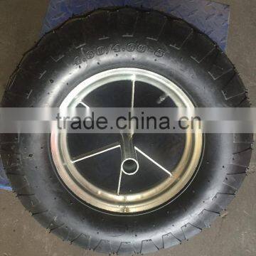Hot Sell 4.00-8 Pneumatic Rubber Wheel for Wheelbarrow photo-3