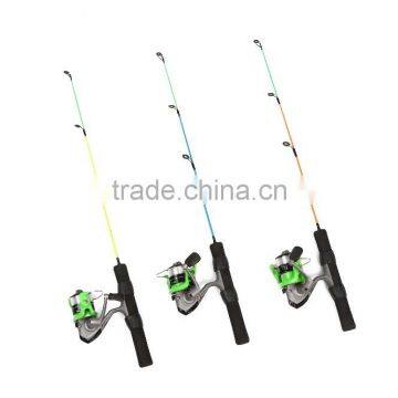 colorful fiber glass ice fishing rod, china fishing rod