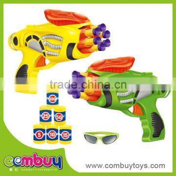 Best selling good quailty EVA toys double shoots bullet foam soft ball gun