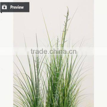 Wholesale Artificial Grass Potted Onion Grass With Barbed Spray Fake Grass Bonsai Plants for Home Decoration photo-2