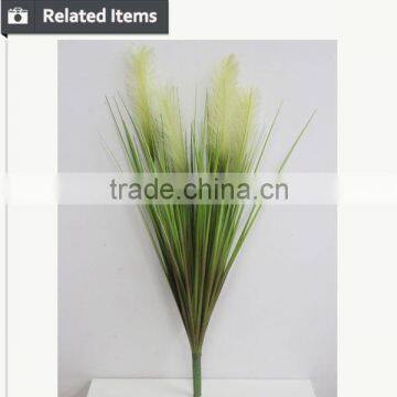 Three Heads Fox Tails Accessory Preserved Grass Grass Bush Decorative Indoor Plants photo-5