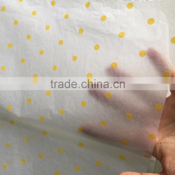 Customized nonwoven white tissue paper wrapping packaging dust