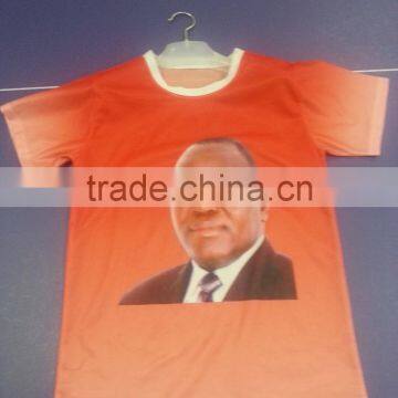 Cheap Election t Shirt 100% Polyester Cotton Campaign T Shirt Fans t Shirt photo-4