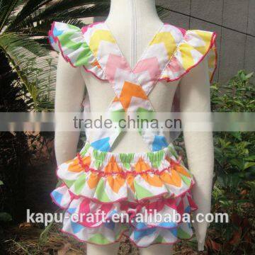 Hot Sales Chevron Rompers for Little Baby Clothes photo-6