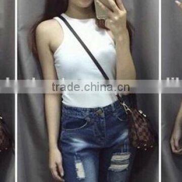 New Design of Women Tank Top , 95% Cotton 5% Spendex photo-2