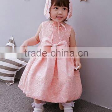 2017 New arrival baby Clothes wholesale hot sale cotton cheap Children's Boutique fashion 3-5 year old baby girl party dress