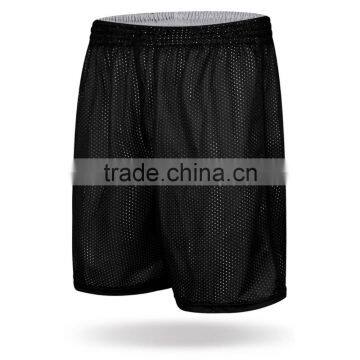 Cheap Men Mesh Blank Shorts Wholesale Double-Sides Wearing Ultra-light Breathable Basketball Shorts photo-6