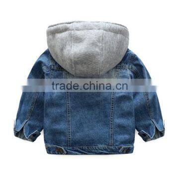 Zm40646b Wholesale Top Products Printing Zippered Hoodie New Model Children Jeans Coats photo-2