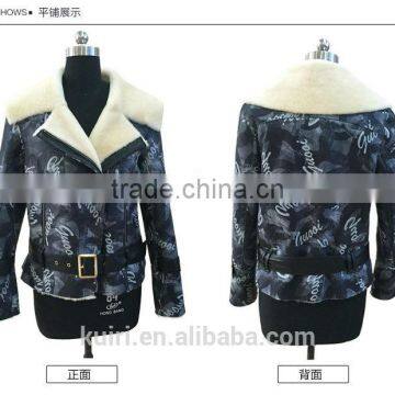 2015 Fashion Show Style Real Merino Sheep Fur Coat Women Sheep Shearing Fur Jacket Winter Thick Sheep Fur photo-6