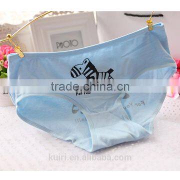 Top Quality Teen Girls Cut Cartoon Horse Underwear Women Cotton Panties photo-3