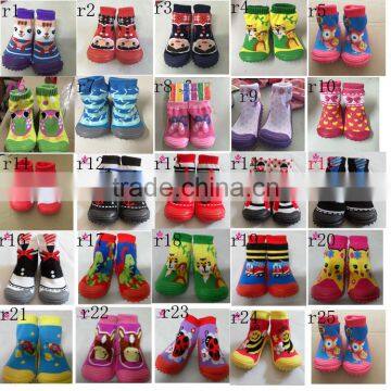 Hottest Selling 3D Cute Design Baby Ribbed Top Skidders Shoe Socks Made in China photo-6