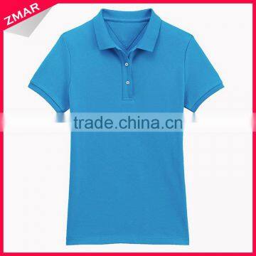 95% cotton 5% spandex wholesale unbranded women cheap polo shirts