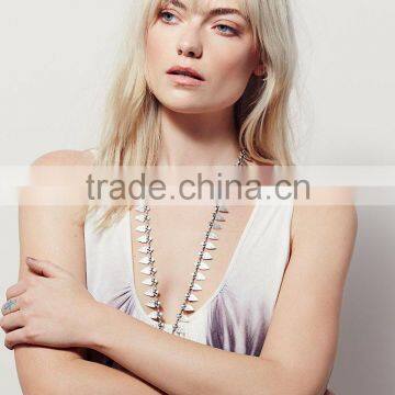 2016 Guangzhou Shandao New Summer Beach Wear Women Casual Sleeveless Printed Round Neck Chiffon Latest Fashion Long Top Design photo-4