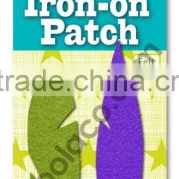 mini Iron on Felt patch colorful leaves fashion accessories