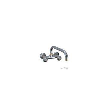 Sell Two Handle Wall Mounted Kitchen Faucet