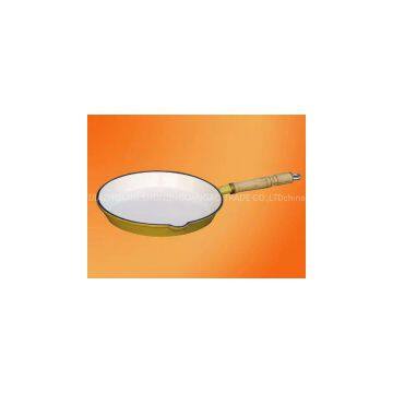 enameled cast iron fry pans