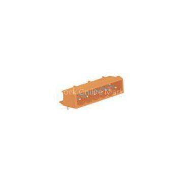 250V 12A Right Angle Pin MCS Connector For Any kind Of Wires Orange