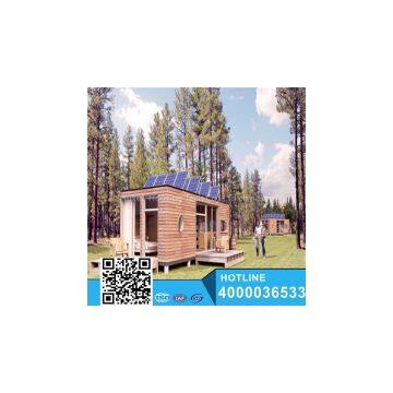 Small and cheap wooden log cabin prefab house