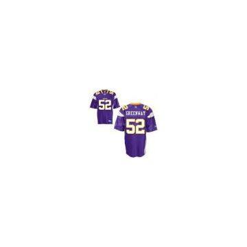 Chad Greenway #52 Minnesota Vikings Purple Authentic NFL Jerseys