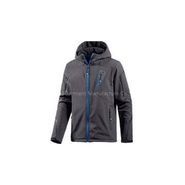 Brands High Quality Outdoor Waterproof Men Softshell Windbreaker Jacket With Hood