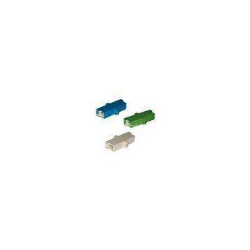 E2000 Fiber Optical Adapters PC / UPC / APC Plastic  For Telecommunications Networks