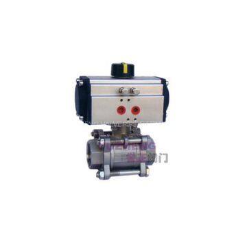 3 PC Inner Thread Pneumatic Ball Valve