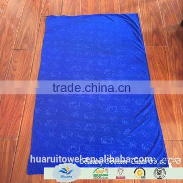 China wholesale good quality embossed 100% cotton polyester bath towels