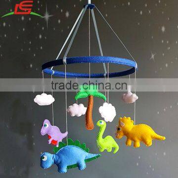 Custom Felt Dinosaur Baby Crib Hanging Mobile photo-2