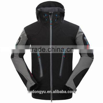 men fleeced waterproof cycling sportl jacket/wigrams gray soft shell outdoor climbing hiking climbing windbreaker hoodies