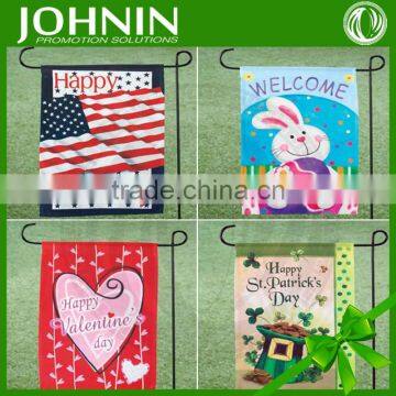 Fast Sublimation printing Custom design for holiday garden flags