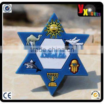 TOURIST SOUVENIR Rubber FRIDGE MAGNET ----- Israel