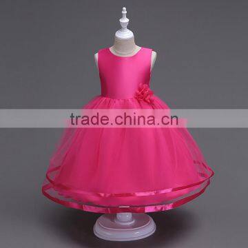 Elegant Pretty Princess Beautiful Model Kids Girls Fashion Western Gowns Party Dress photo-3