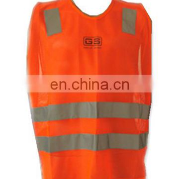 Orange Hi Viz High Visible Safety Jakcet