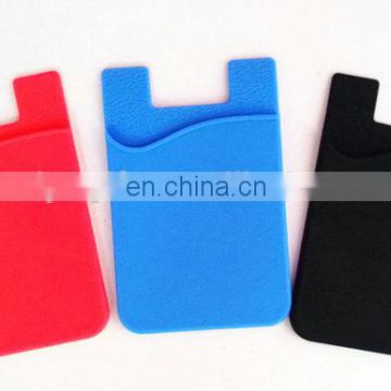 mobile phone silicone 3M sticker card holder