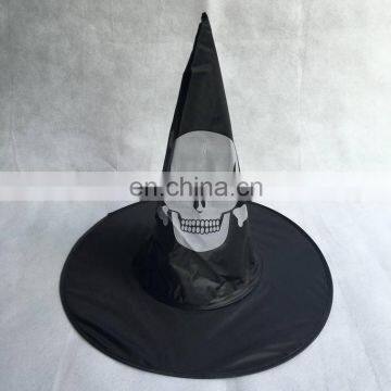 CG-PH192 Fashion Witch Hat With Skull Print
