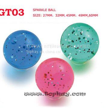 Sparkle bouncing balls