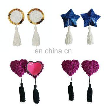 Women heart shape nipple cover