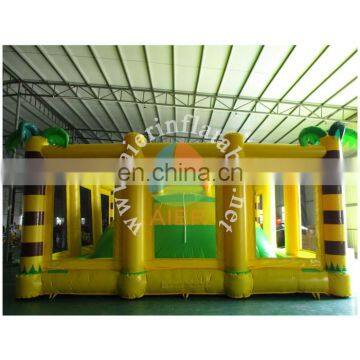 2017 Aier Hot Sale yellow air mountain extreme games/inflatable sport games for sale