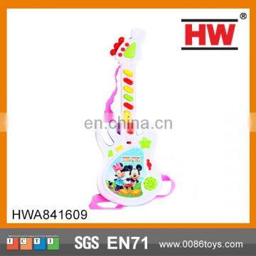 Most Popular Plastic Toy electric Guitar For Kids Musical Instrument