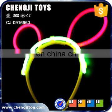 Hot popualr children glow in the dark hair accessories