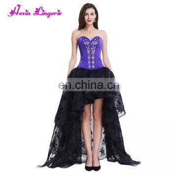 Women Sexy 10 Fish Boned Training Palace Halloween Best Waist Training Corset photo-5