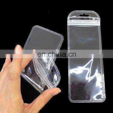 6*15.5cm Watch Packaging Bag White Pearl Plastic Zip Lock Bags photo-2