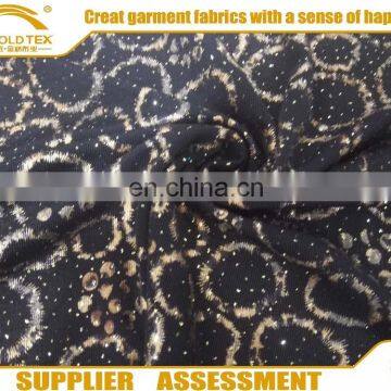 2016 Plain Dyed Spandex Knitted Denimrib Rib Knit Fabric For Garment photo-2