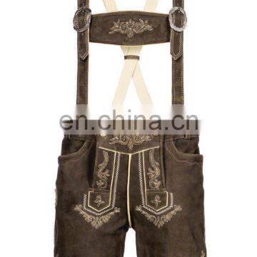 German Bavarian Oktoberfest Trachten Lederjacke Men Lederhosen(traditional lederhosen)