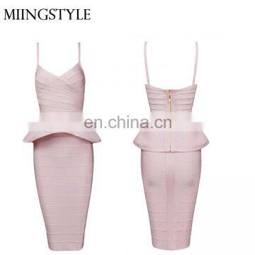 Fashion Dress 2016 Women Clothing Top and Skirt Dress Suit Summer Evening Two Pieces Set Bandage Dress photo-4