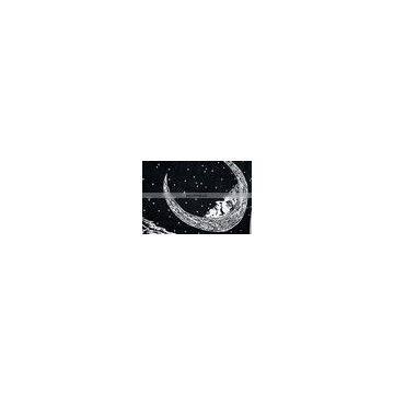HANDICRAFTOFPINKCITY Moon Print Tapestry Indian Mandala Tapestry Hippie Wall Hanging Throw Twin Bedspread photo-2