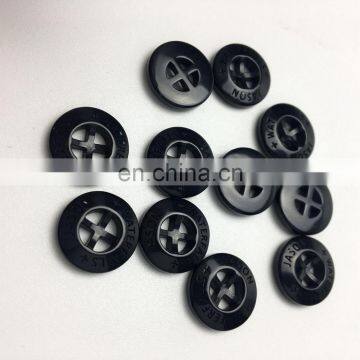 Custom Black Large Resin Cheap Polyester Clothing Buttons photo-2
