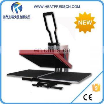 Manual double locations heat press